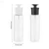 Opslagflessen 300 ml draagbare hervulbare fles lege plastic nagellak remover make -up water bottel press pompdispenser