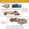 Chaves de cadeira Sofá elástico para a sala de estar esticada em grande parte, abrigo de sofá, protetor de mobília do sofá com tudo incluído 1/2/3/4 de lugares