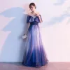 Summer banquet long starry sky dress fairy performance host company annual meeting dress Casual Dresses Galaxy Sequined Stars Dream Fairy Long Dress