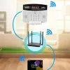 Kits tuya alarme Système Home Security Alarm Kits Fonctionne avec GSM / WiFi Support Multilinage Switching Smart Life / Tuya Smart App