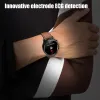 Horloges Smart Watch ECG Blood Glucosemonitor Bloeddruk Hartslag Hartslag Lichaamtemperatuur Smartwatch Men IP68 Waterdichte fitnesstracker
