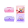 Storage Bags Sewing Supplies Organizer Portable Box Folding Tool Case 3 Tier For Bead Scrapbooking Items Pencils Art Craft