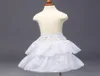 Dziewczyny039 Petticoa Dzieci Petticoats Wedding Bride Akcesoria Druhna Druhna Crinoline White 1 Hoop 2layer Flower Girl Dress Kid6268017