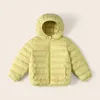 Down Coat 2024 Korean Childrens Light and Thin White Duck Ultra High Travel Portable Kids Girls Winter