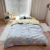 Children Quilt Cover 120x150cm 100 Cotton 60s Yarn With Pillowcase 30x50cm All Seasons Boy Girl Cute Colorful Kids Bedding Set 240325