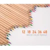 Pennor deli träfärgad pennskiss och handmålade barn färg blyerts av kvalitet trä grön säkerhet kontorsskola leveranser