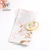 Clips Jianwu witte nachttuin serie eenvoudige bloemendecor metaal bakprint clip creatief diy journaal collage -briefpapier