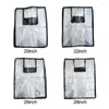 Förvaringspåsar bagage täcker transparent reseskydd fodral pvc bagage vattentät dammtät resväska skydd