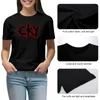 Women's Polos CKY Red Cracked T-shirt Graphics Aesthetic Clothing Cute Tops Women T Shirt