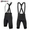 Abbigliamento Darevie Shorts per pezzi di petto di ciclismo uomo pad regolabile da uomo Bretelle Korea chiedi a lycra uomini in bicicletta pantaloncini da 7,5 cm gambe gamber pro 6h