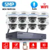 Система 8CH IP -камера Wi -Fi NVR Комплект CCTV System 5MP.