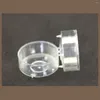 Candle Holders 100 Pcs Distinctive Holder Clear Cup Temple Small Container Outdoor