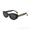 2024 Новые высококачественные мужские роскошные дизайнерские дизайнерские солнцезащитные очки металлические декоративные кошачьи глаза