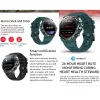 Uhren neue Männer 1.3inch 360*360px HD Amoled Screen Smart Watch GPS Galileo BEIDOU Standort wasserdicht 300mAh Sports Fitness SmartWatch