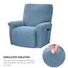 Coperture per sedie Polvelle copertina per allungata per antiscivolo Protettore di mobili del divano divano non elastico per adulti bambini (grigio scuro)