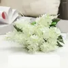 Fiori decorativi tavolo da pranzo artificiale decorazione di seta giacinti pianta bouquet pianta di San Valentino simulazione di simulazione gialla giallo giacinto