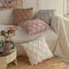 Kudde vit plysch täcke vardagsrum housse de coussin soffa kast dekorativ funna cojin hem textil nordisk stil