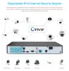 System ANNKE 8CH 5MPN Super HD Video Security System H.264+ DVR With 4X 8X 5MP Bullet Outdoor Waterproof CCTV Camera Kit AI Detection