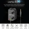 Tillbehör Comica LinkFlex AD3 TwoChannels XLR/3,5 mm/6,35mm3,5 mm Ljudförförstärkare Adaptergränssnitt för 3,5 mm DSLR -kameror smartphones