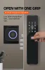 Vergrendeling 8 Talen Tuya Elektronische slot Waterdichte Gekropte deur Elektronische Smart Lock -kit WiFi Unlock Smart Door Lock