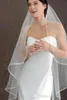 Дешевая короткая вуаль 1 слой белая свадебная вуали.