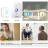 DOORBELL KERUI M525 WIRELESS SMART HOME DOORBELL WIDEPROOFプッシュボタン長距離32曲ホワイトブラックドアベルEU US US UKプラグ