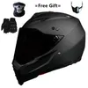 Casques de moto Mate Mate Black Dual Sport Off Road Casque Dirt Bike ATV Dot Certified M Blue Full Face Casco pour Moto4389334