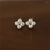 Studörhängen 0,8CT Certifierad Moissanite för kvinnor Platina Plating Sterling Silver 925 Diamond Ear Studs Wedding Fine Jewelry