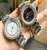 Marque Watch Women Girl Crystal Flower Style Metal Steel Band Quartz Quartz Wrist Watches CH601693861