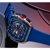 29 Mini Focus Brand Style w stylu Outdoor Wine Curved Mirror Gradient Hollow Men's Watch 0399G 12