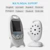 Мониторы VB601 Видео видео монитор Baby Monitor Wireless 2.0 '' LCD Babysitter 2 -W Talk Night Vision Demperation Security Камера няня 8 колыбельная