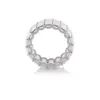Provence sieraden Moissanite Stone Band Ring for Men Women 10/14/18k gouden hiphop trendy ring hoge kwaliteit