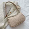 2024 Fashion Femmes sac à main Pu En cuir Sacs d'épaule féminine Sac de messager de couleur solide décontractée pour femmes Bags de luxe sous lamblée