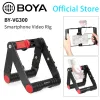 Monopods Boya Byvg300 Smartphone Video Rig Handheld Telefon Selfie Gimbal Stabilisator Stativ für begeisterte Smartphone -Fotografen Filmemacher