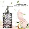 Liquid Soap Dispenser Shampoo Refillable Glass Bottles Hand Bottle With Stainless Steel Pump For Bathroom Kitchen Accessory