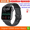 Orologi QS08 Smart Watch Men Bluetooth Chiama Bluetooth Monitor per la pressione sanguigna Musica di ossigeno IP67 Smartwatch Sport impermeabile
