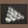 Candle Holders 100 Pcs Distinctive Holder Clear Cup Temple Small Container Outdoor