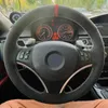 Set di biancheria da letto copertura del volante per auto personalizzata intrecciata per M Sport 1 Serie E90 E91E92 E93 E87 E81 E82 E88 120I 130I 120D X1 E84