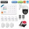Kits Kerui W181 Système d'alarme Tuya pour l'alarme de sécurité Home Alarm Residential Motion Contrôle de l'application Smart GSM WiFi Burglar Alarm System