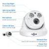 Камеры Hiseeu 5MP IP -камера POE Outdoor Audio Night Vision Smart Home Security Dome Camera Cctv Camera Suppor