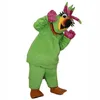 2024 Nya Halloween Green Parrot Bird Mascot Costumes Fursuit Business Apparel Christmas Dress Costuming