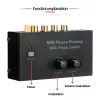 Amplificatore pp500 phono suono preamplificatore vinil disco preamplificatore livello di controllo volume Controllo input RCA e uscita da 1/4 "interfaccia di uscita TRS