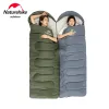 Gear Naturehike Sleeping Bag Lätt Vattentät sovsäck Ultralätt Bomull Vinter Sovväska utomhus camping sovsäck