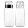 2024 50/180 ml Punte per pressione vuota Pompa bottiglia per bombole di plastica Placatura in plastica Strumento di manicure per manicure detergente per trucco liquido portatile con blocco