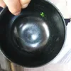 Teetassen 100mm echte natürliche Jade Teetasse Gongfu Teebieger Hand geschnitzt Jades Steinschale Zeremonie Gesundheit Cup Jadeit Teetanden Teetanden