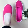 Casual Shoes Slip On Woman Sneakers Autumn Breathbale Mesh Kvinnliga lägenheter Lätt grunt Walking For Women Outdoor Ladiers Sneaker