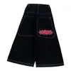 Jnco jeans high street geborduurde hiphop wide been broek losse casual jeans