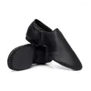 Scarpe da ballo genuina in pelle jazz black antiskid suola di alta qualità per adulti sneaker per ragazze bambini donne