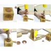 Tools Wood Doming Block Set Dapping Punches Soft Metal Jewelry Making Tools Wood Material Essential Tools for Jewelry Making