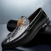 Lightweight Casual Business Men's Wedding Leather Breathable Flats Brand Men's Outdoor Walking Sports Driving Sh 16